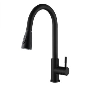 Veja Black pullout kitchen faucet