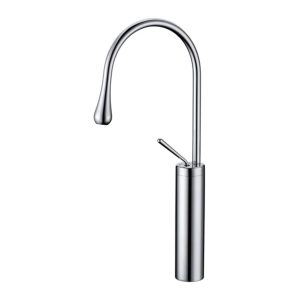 Swan tall silver basin mixer
