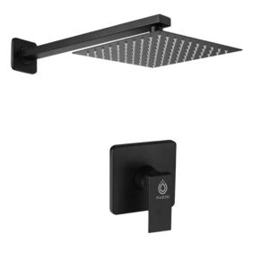 Iluvia Black Shower Mixer