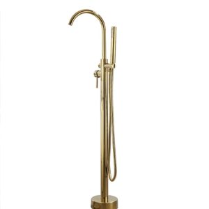 Muda Gold Freestanding Bath Mixer